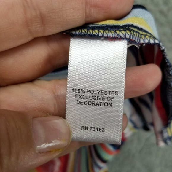 Melissa Paige Shirt Womens Large Multicolor Sleeveless Crinkle Flare Tank Top - Picture 4 of 11